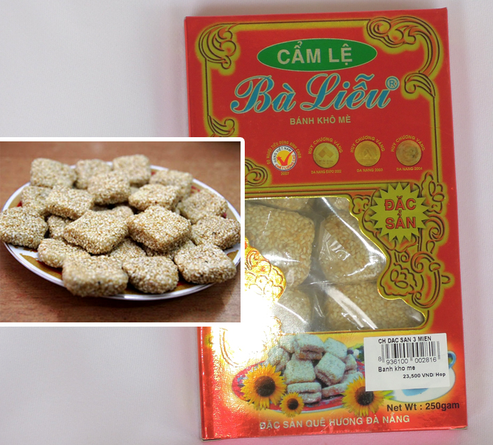 Bánh khô mè - Bánh kẹo nên mua làm quà dành cho Việt Kiều