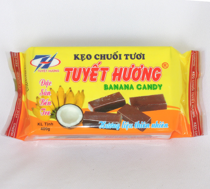 Kẹo chuối tươi - Bánh kẹo nên mua làm quà dành cho Việt Kiều